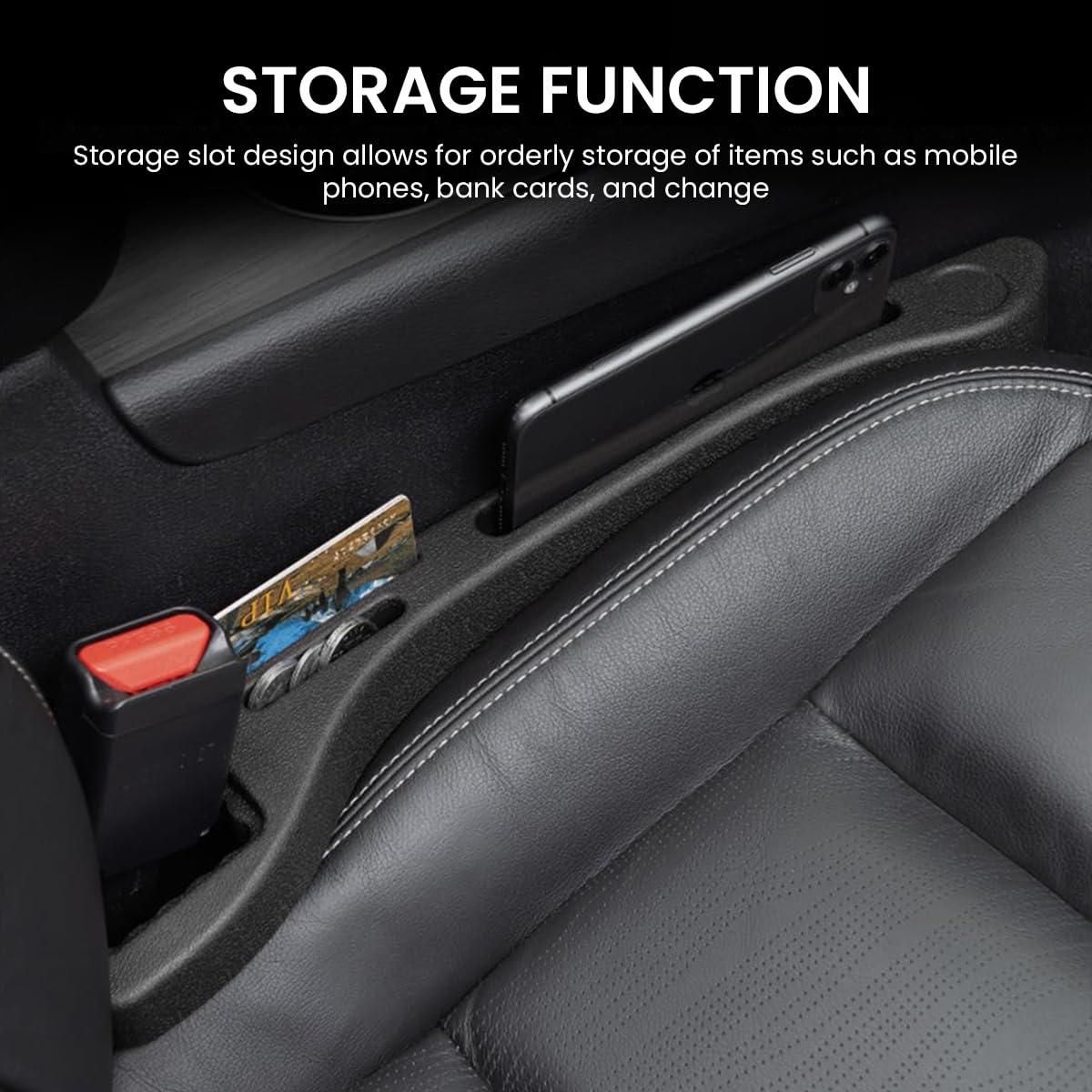 Car Seat Gap Filler – EVA Car Organizer (Black)